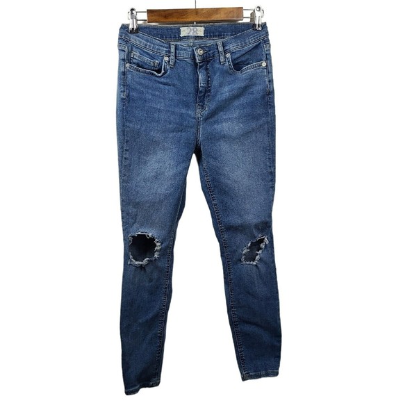 WE THE FREE Womens Blue Skinny Pants main image 1